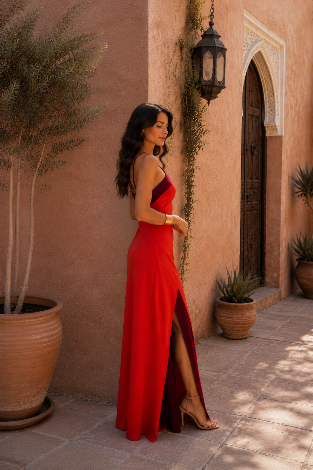 Nora | Vestido Halter Largo Elegante