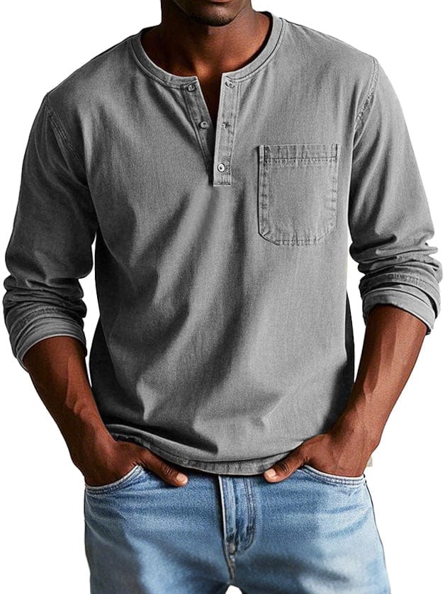 Salvador | Suéter Henley Vintage