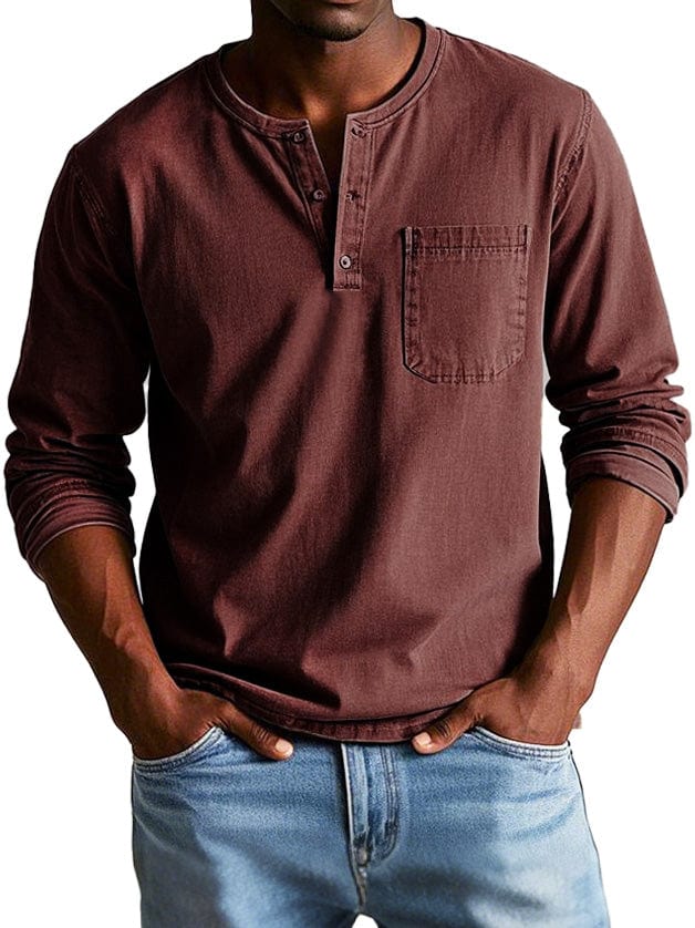Salvador | Suéter Henley Vintage