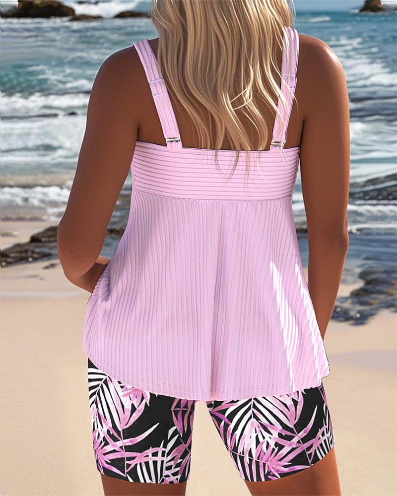 Pastora | Conjunto de tankini colorido
