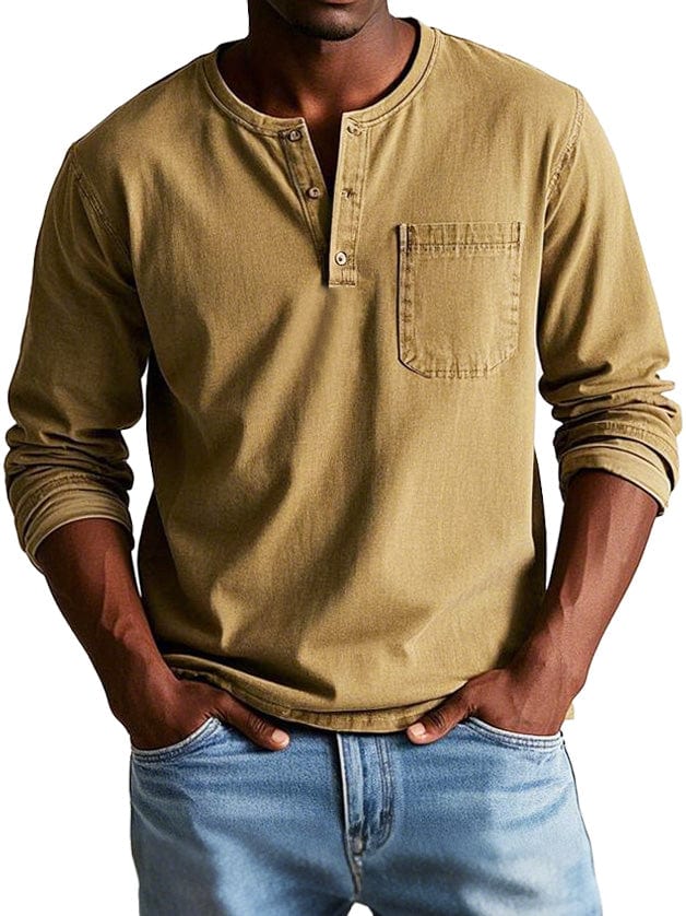 Salvador | Suéter Henley Vintage