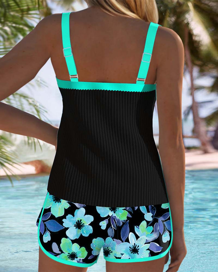Estrella | Conjunto de Tankini de Dos Piezas Elegante