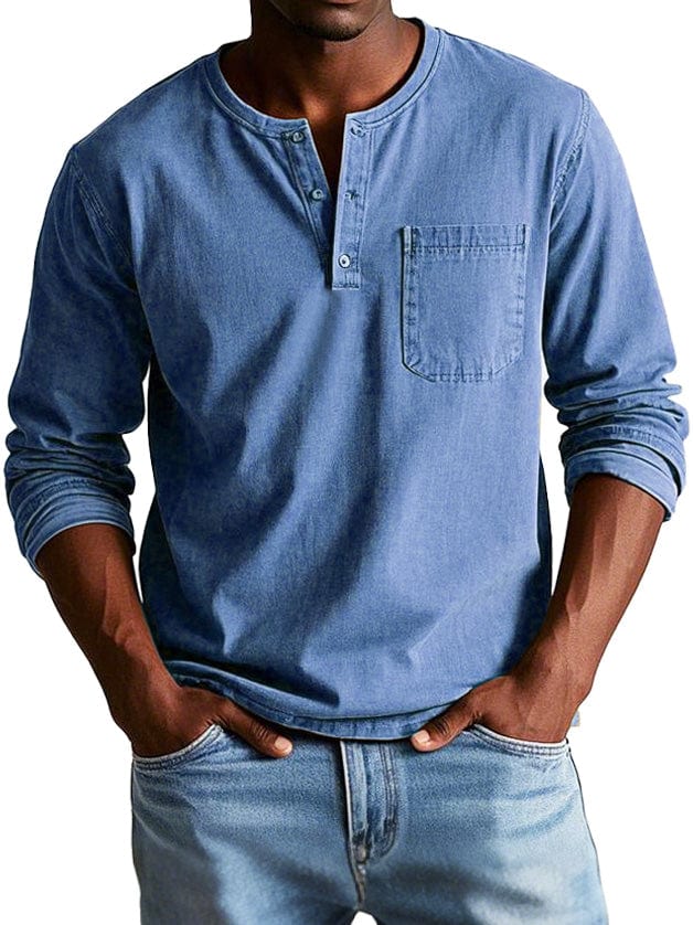 Salvador | Suéter Henley Vintage