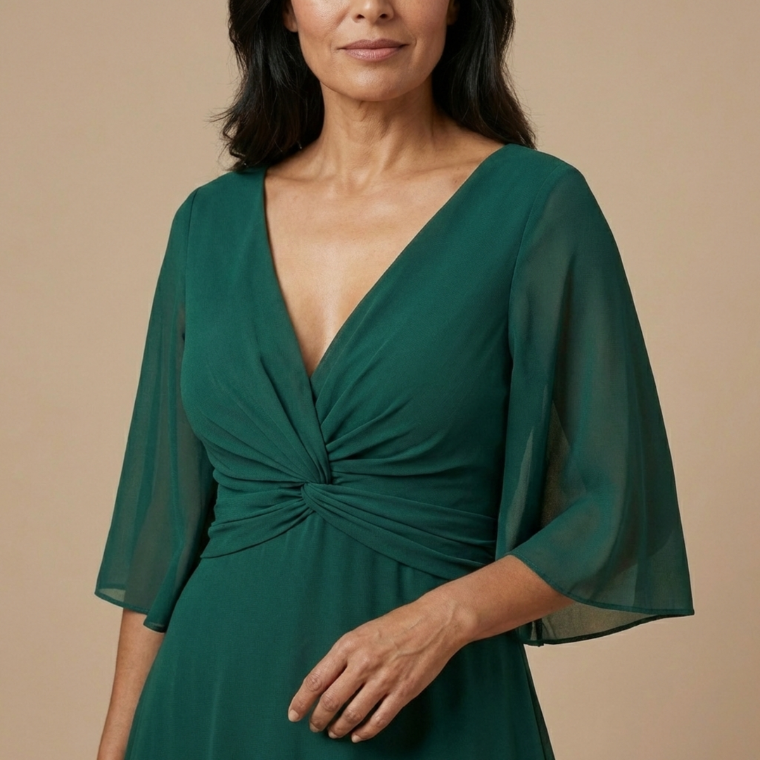 Carmen | Vestido Chiffon Escote en V