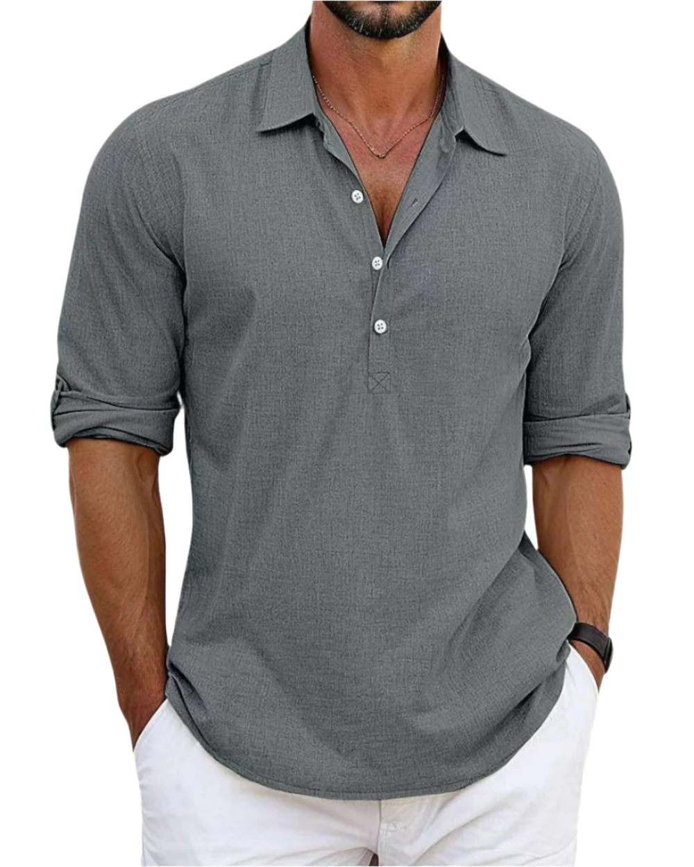 Renato | Camisa de lino Premium
