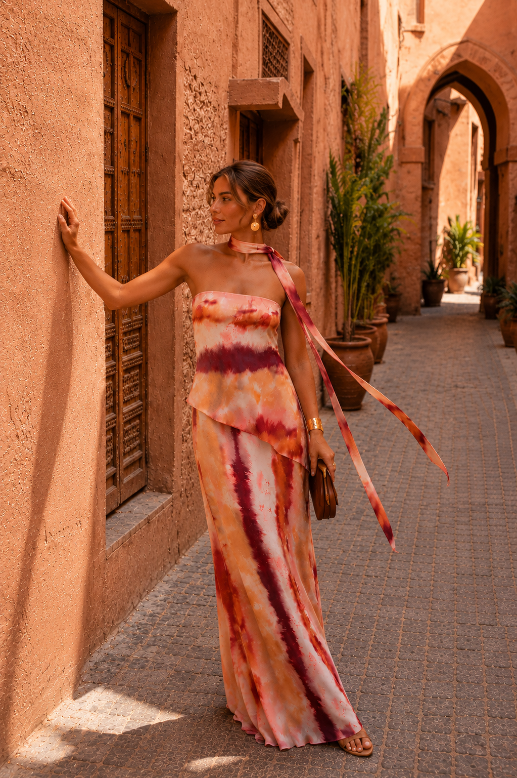 Alba | Vestido Floral Escote Palabra Honor