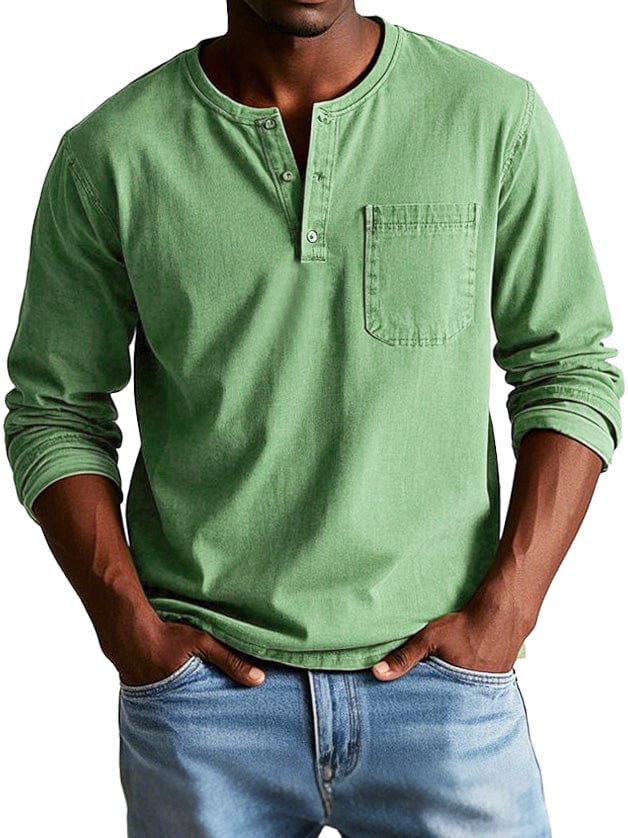 Salvador | Suéter Henley Vintage
