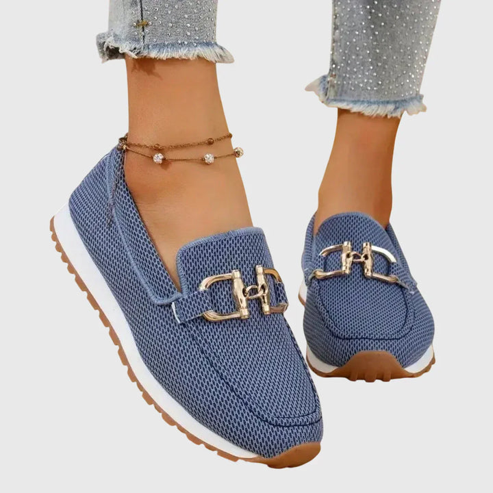 Lucía | Mocasín con detalle dorado