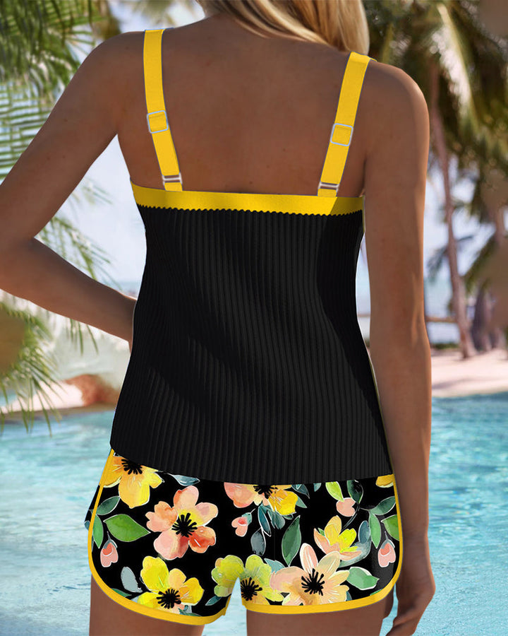 Estrella | Conjunto de Tankini de Dos Piezas Elegante
