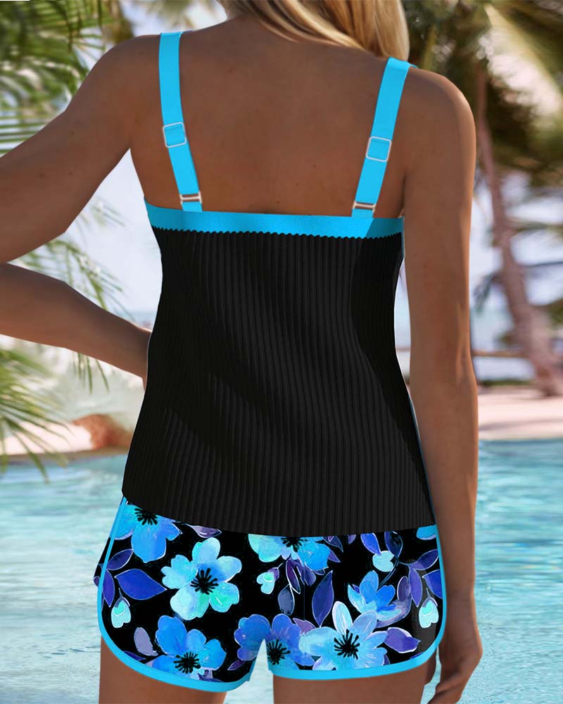 Estrella | Conjunto de Tankini de Dos Piezas Elegante