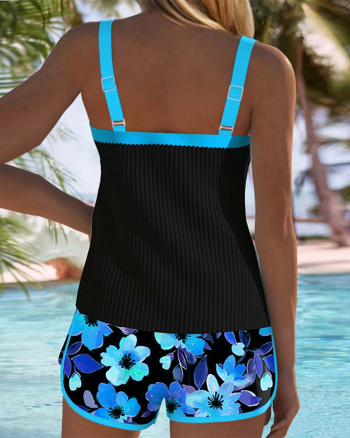 Estrella | Conjunto de Tankini de Dos Piezas Elegante