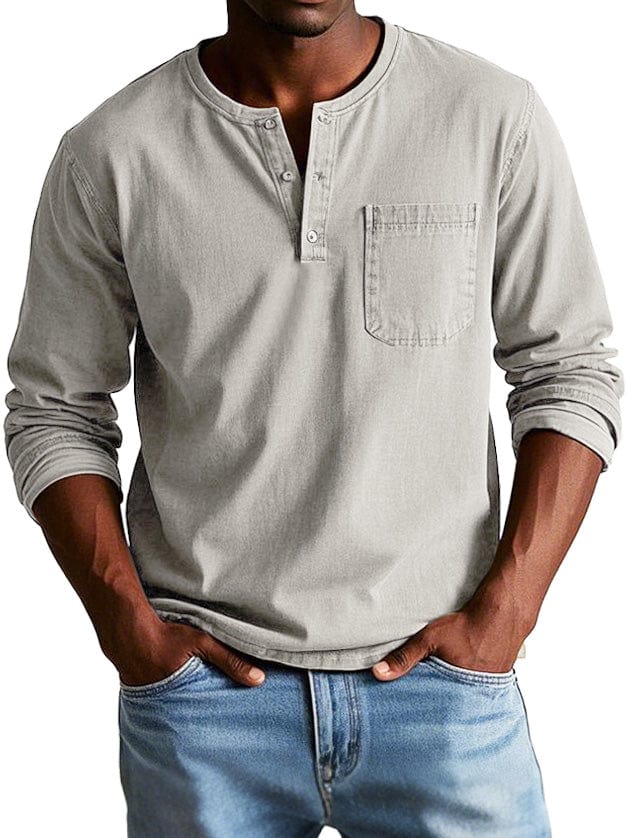 Salvador | Suéter Henley Vintage
