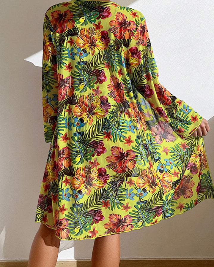 Begoña | Bikini con falda de flores