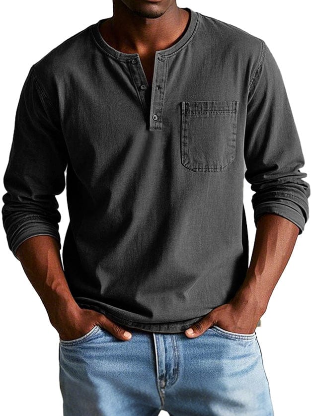 Salvador | Suéter Henley Vintage
