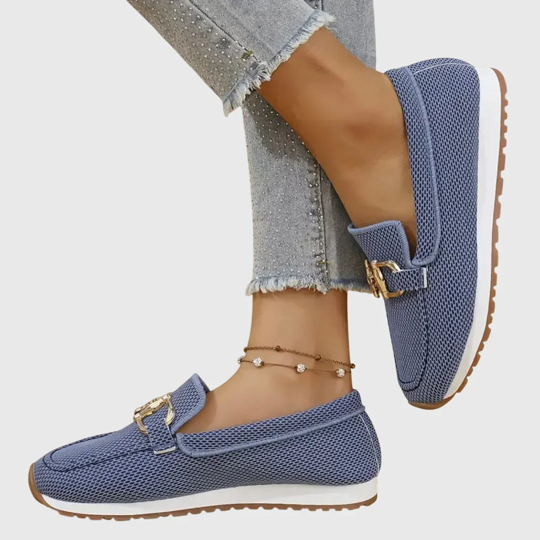 Lucía | Mocasín con detalle dorado