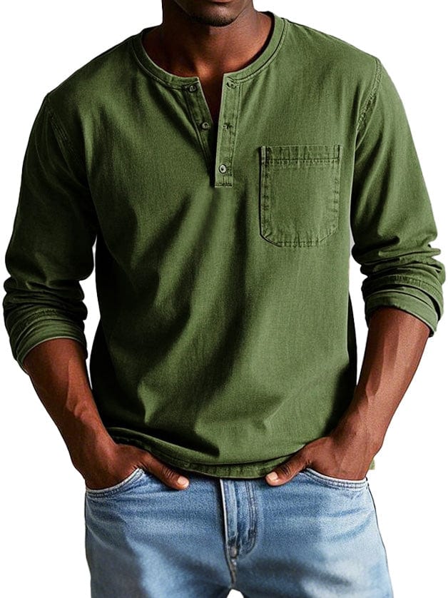 Salvador | Suéter Henley Vintage