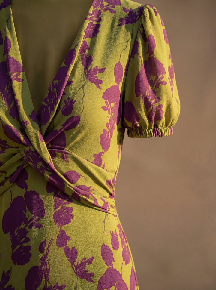 Andrea | Vestido Maxi Floral Fluido