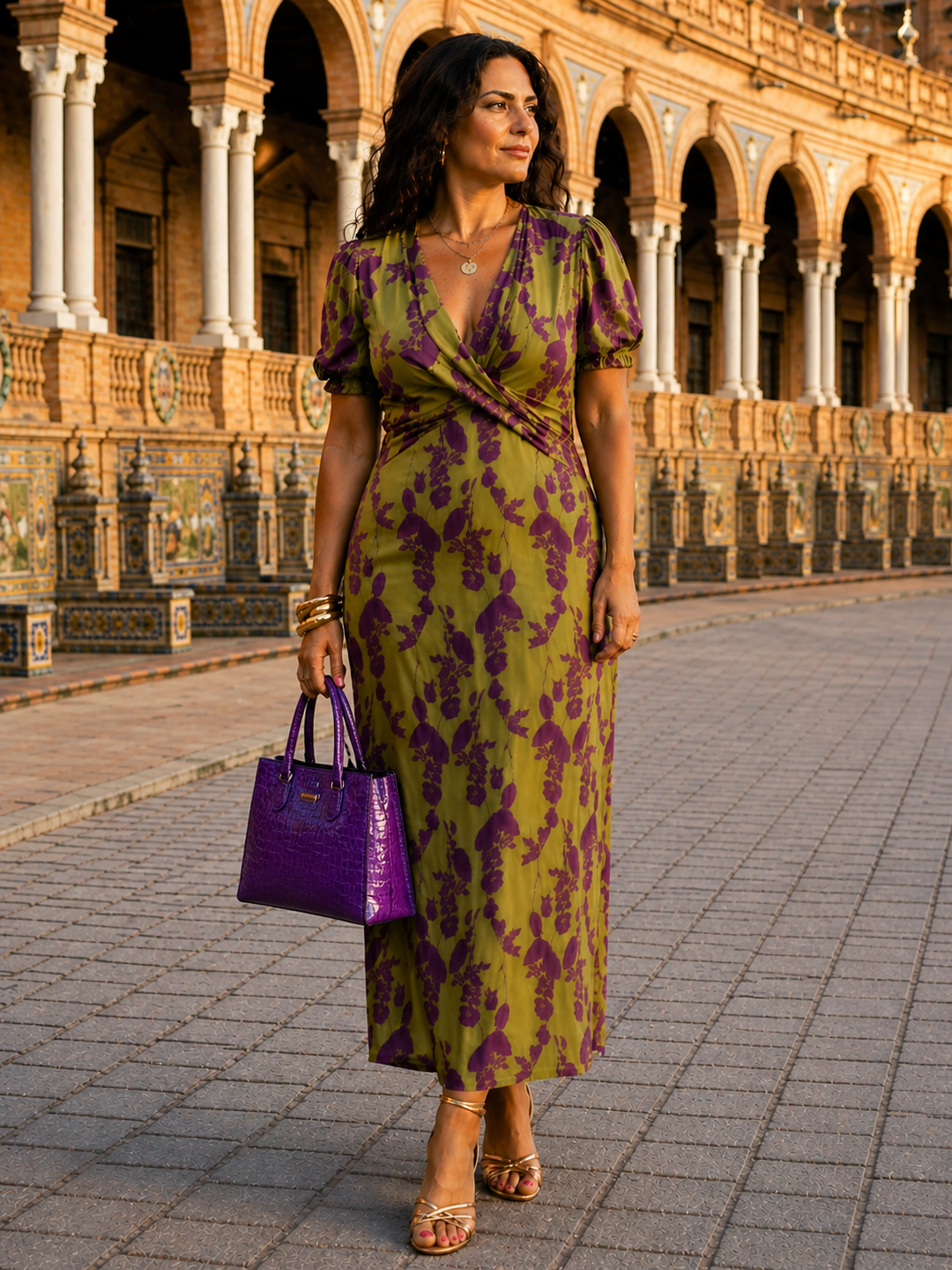 Andrea | Vestido Maxi Floral Fluido