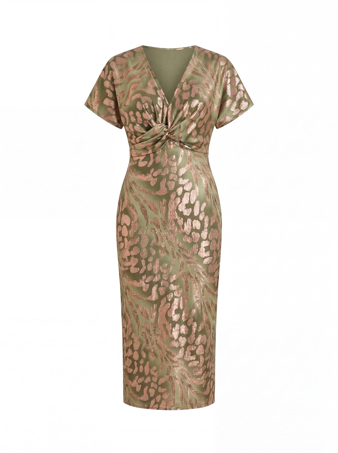 Daniela | Vestido Midi Nudo Central