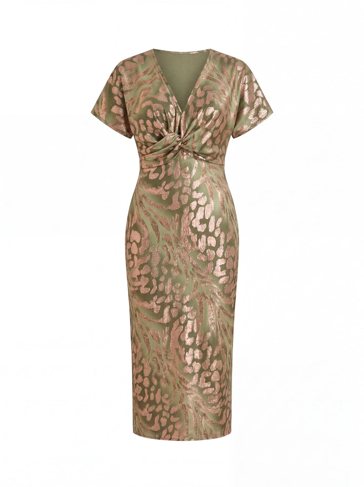 Daniela | Vestido Midi Nudo Central
