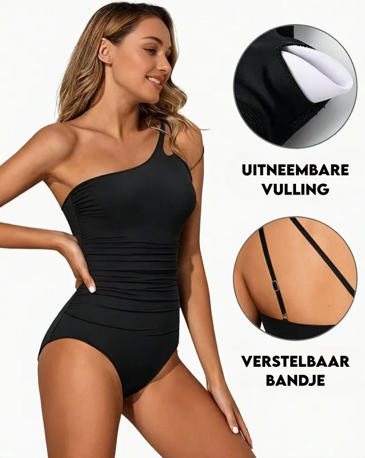 Custodia | Traje de baño de un solo hombro