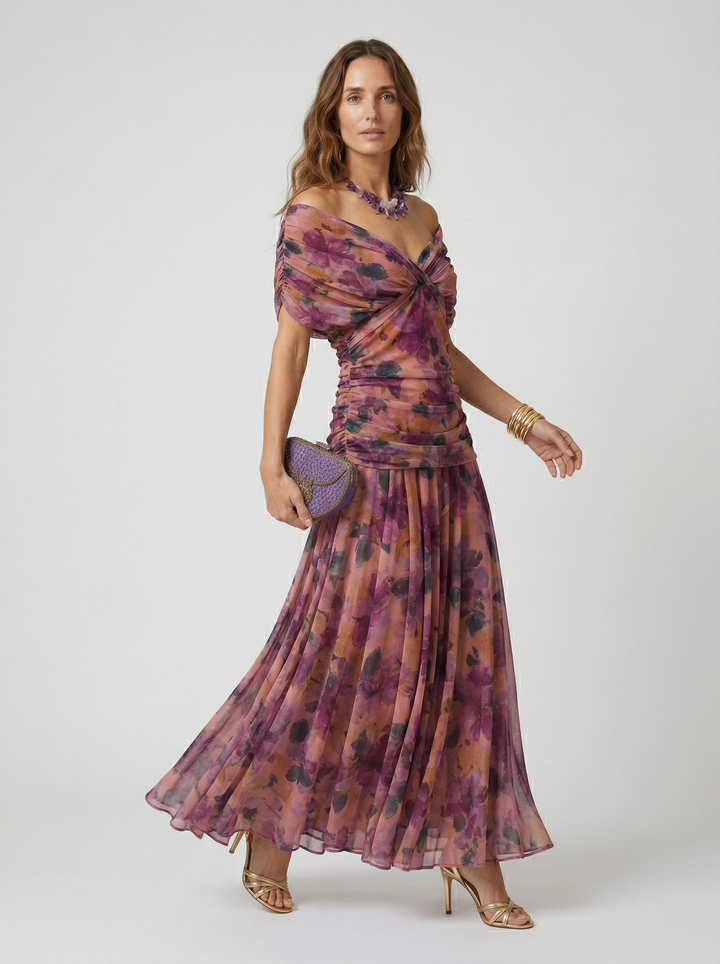 Nora | Vestido Largo Escote en V
