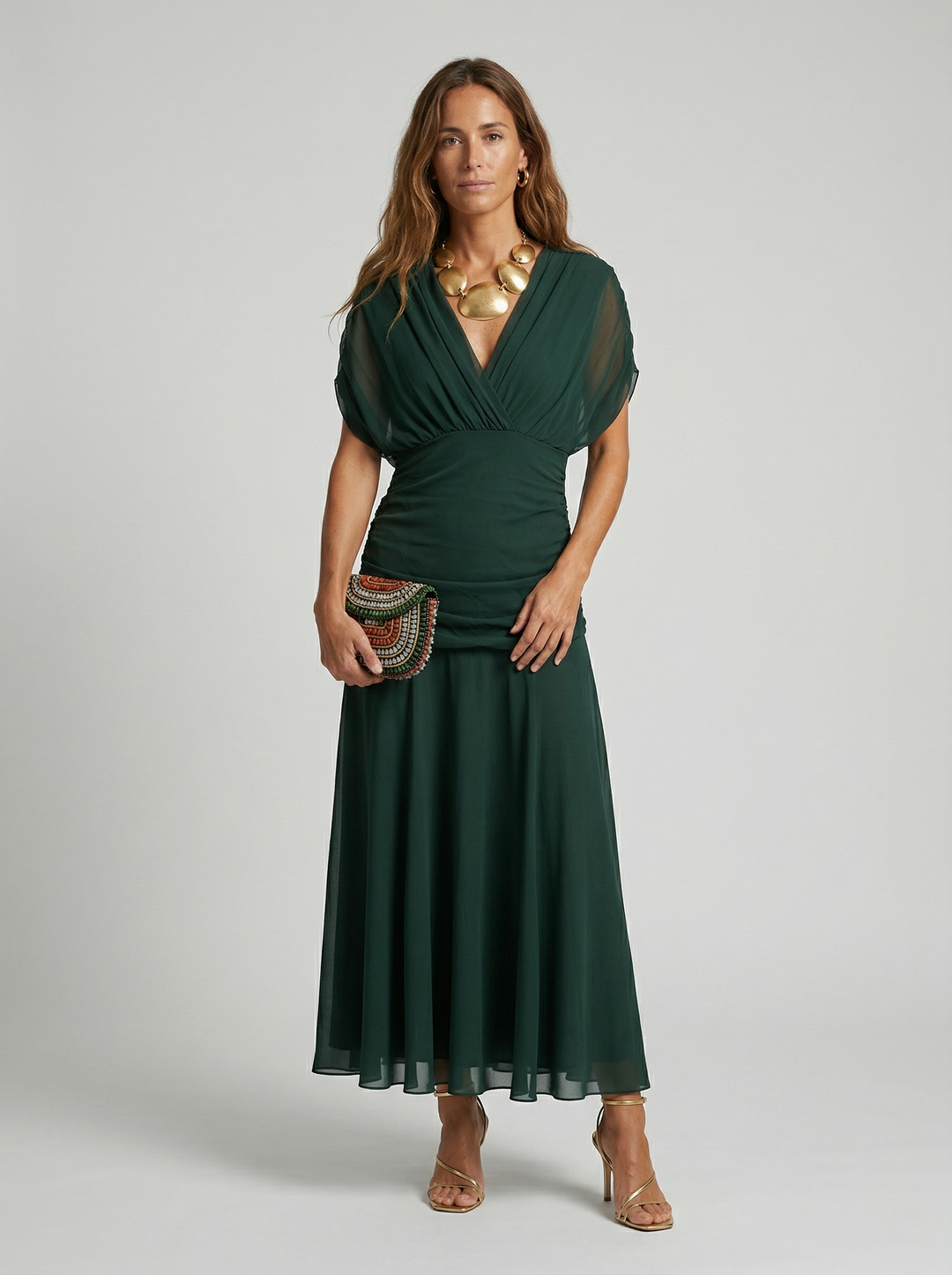Nora | Vestido Largo Escote en V