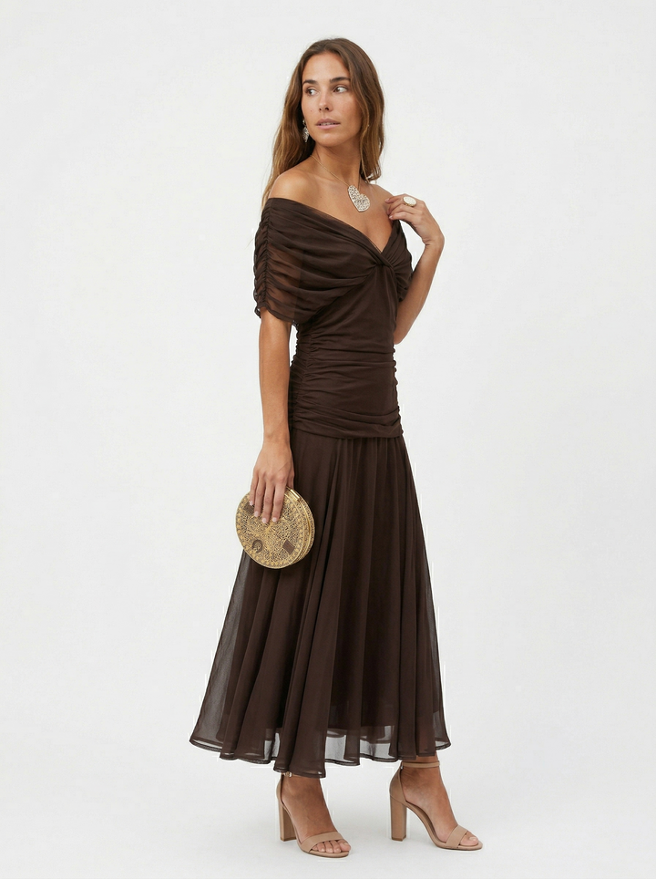 Nora | Vestido Largo Escote en V