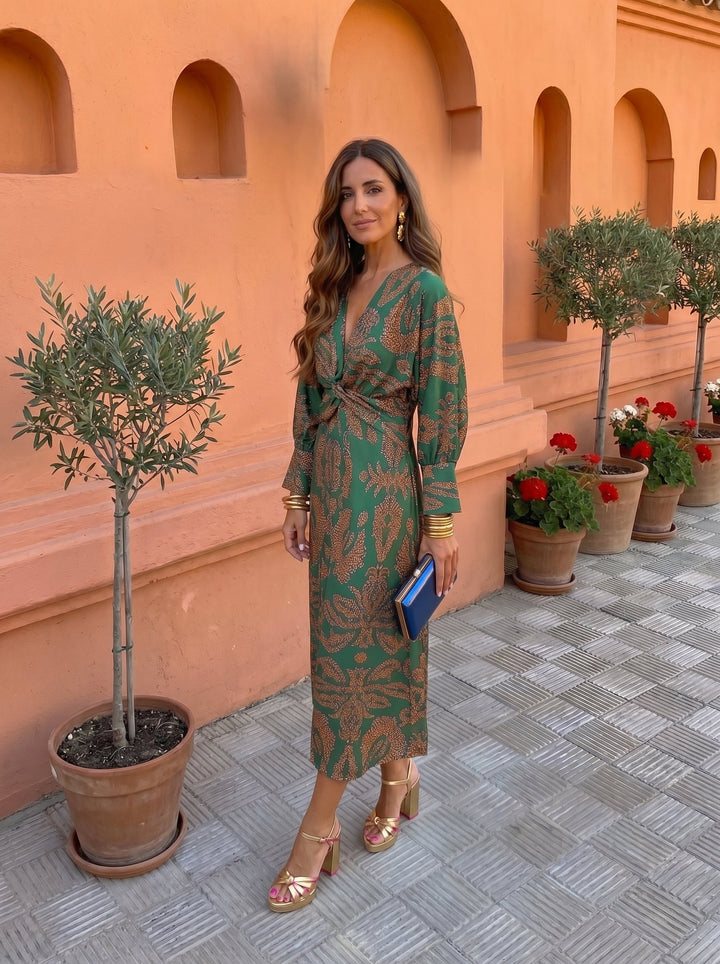 Martina | Vestido Midi Estampado