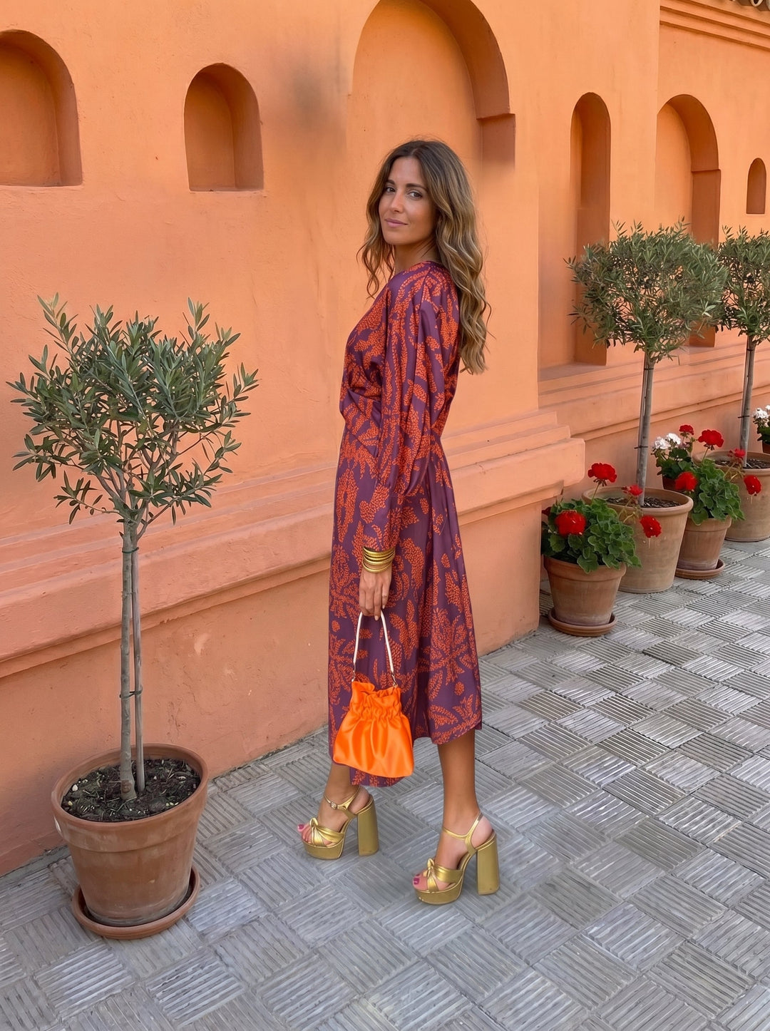 Martina | Vestido Midi Estampado