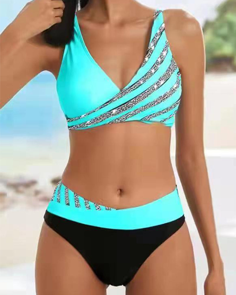 Adoración | Bikini impreso en tonos cálidos