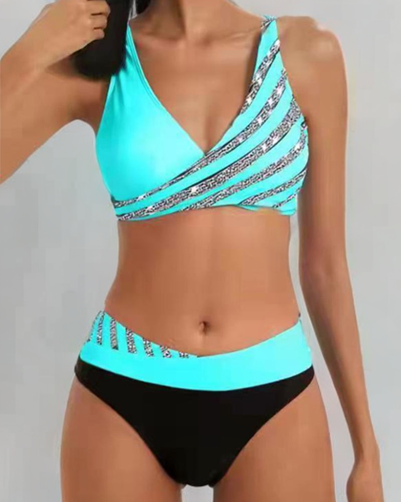 Adoración | Bikini impreso en tonos cálidos