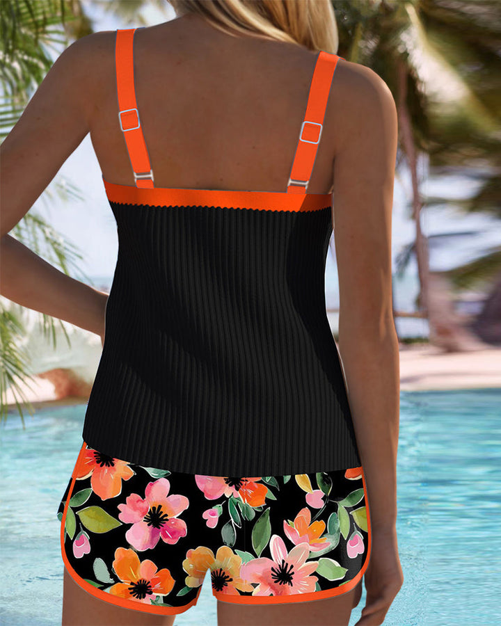 Estrella | Conjunto de Tankini de Dos Piezas Elegante
