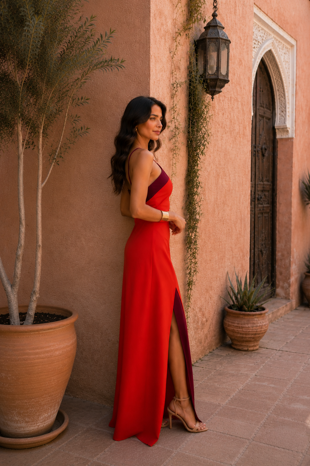 Nora | Vestido Halter Largo Elegante