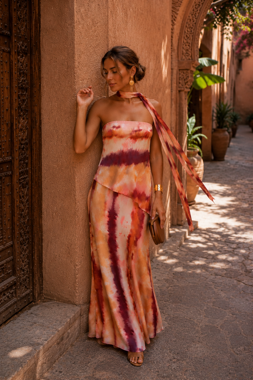 Alba | Vestido Floral Escote Palabra Honor