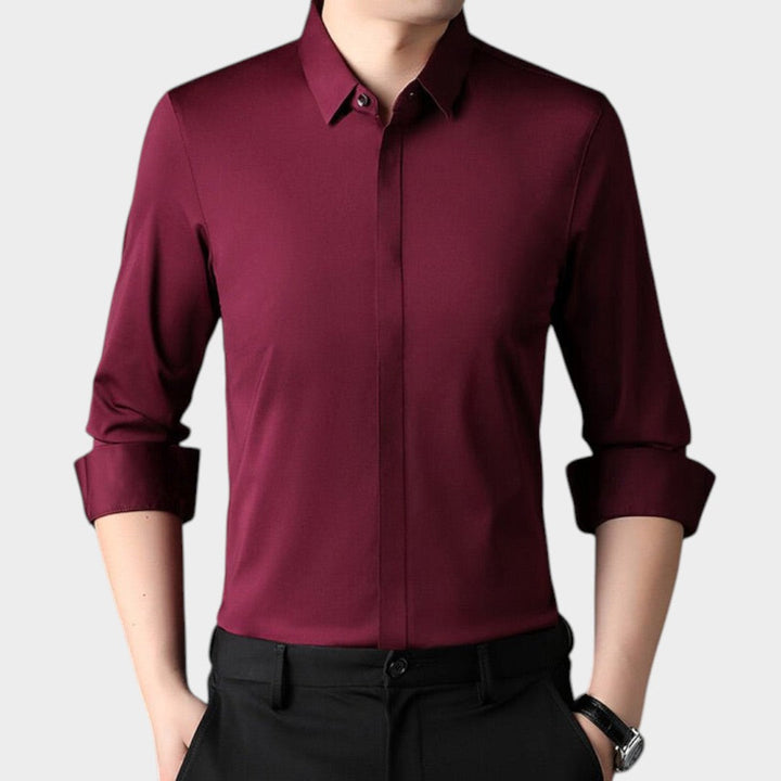Vicente | Camisa elástica sin arrugas