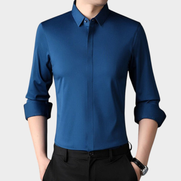 Vicente | Camisa elástica sin arrugas