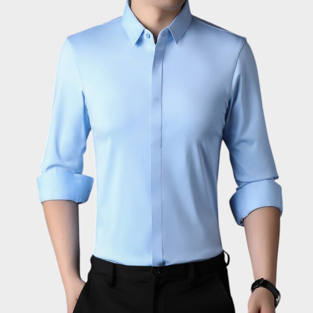 Vicente | Camisa elástica sin arrugas
